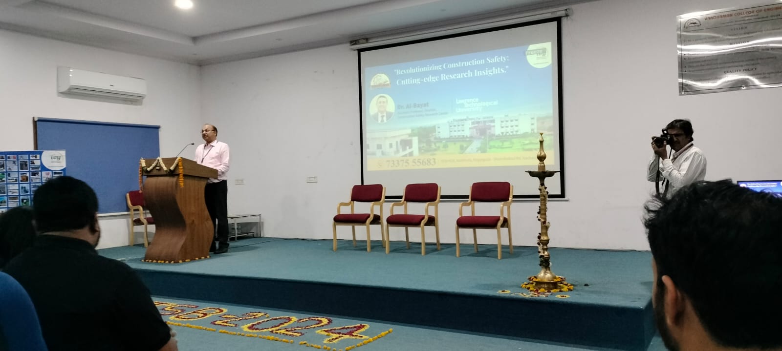 Northumbria University delegates meeting students