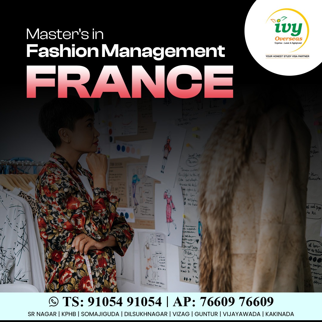 Masters in Fashion Design Management in France