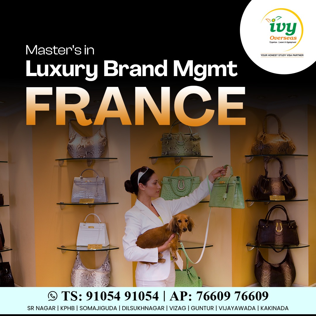 Masters in Luxury Brand Management in France