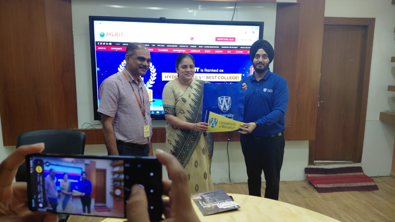 Windsor delegates meeting students